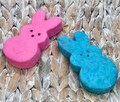 Peep bunny bubble bar, solid bubble bath, watermelon scented, Easter, basket stuffers, gifts for kids, bath time fun, Easter bunny, 4 oz