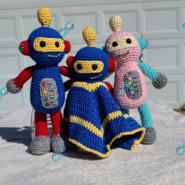 Crochet Robot Etsy