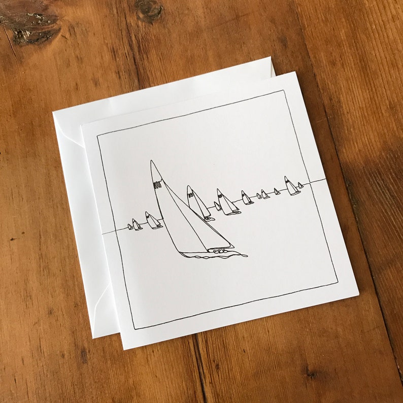Sailing Greeting Card - Etsy