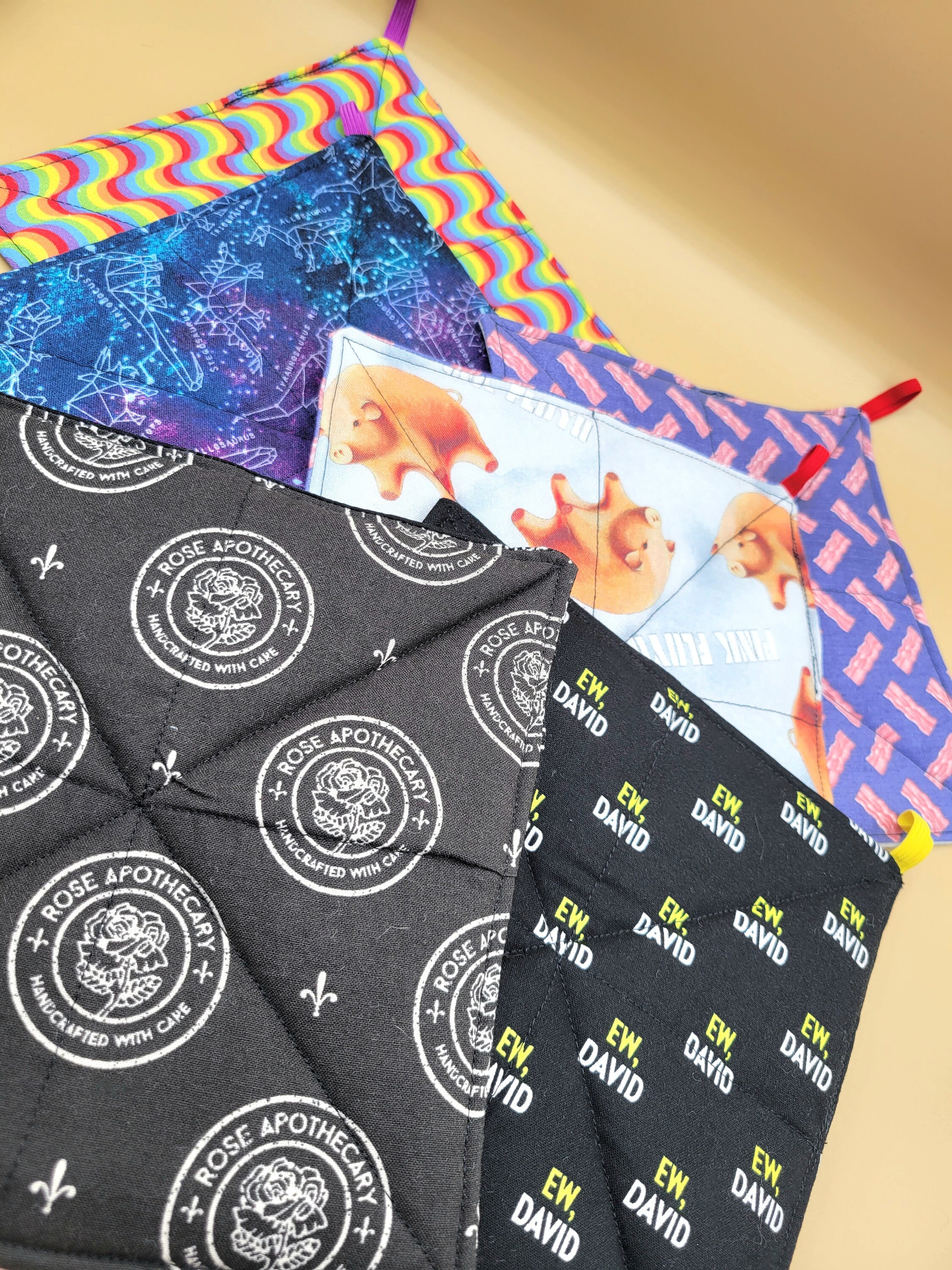 Handmade Cotton Potholders Insulbright Heat Protective Core Cute