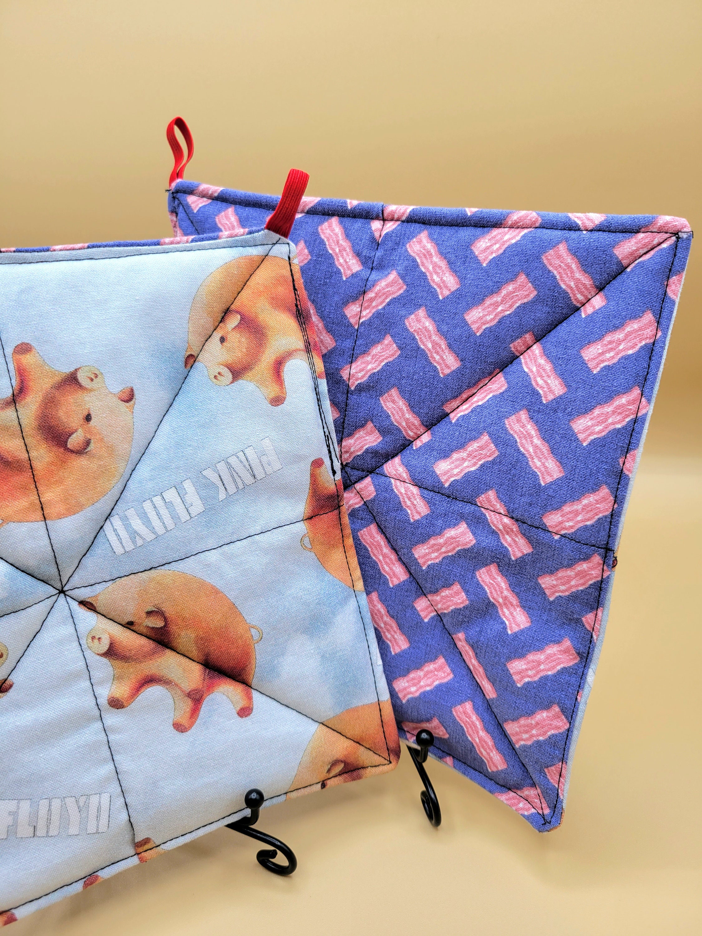 Handmade Cotton Potholders Insulbright Heat Protective Core Cute Kitchen Accessories Baking