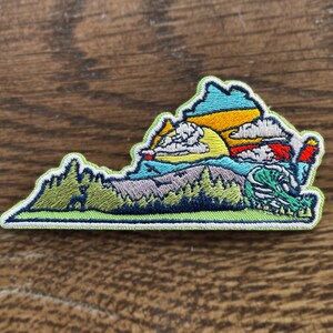 Virginia Outdoor Embroidered Patch - Patch Only