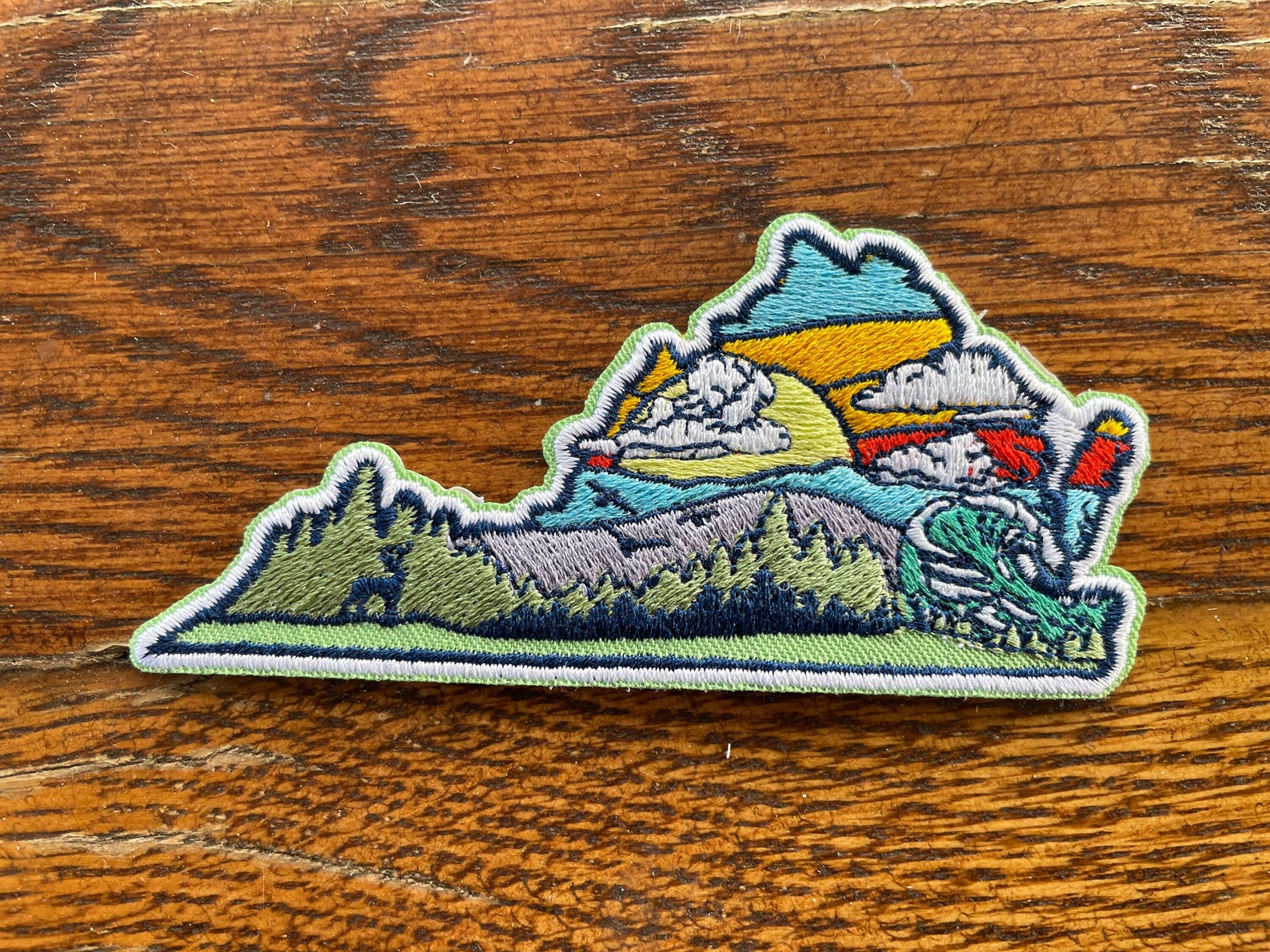 Virginia Outdoor Embroidered Patch - Patch Only - Etsy