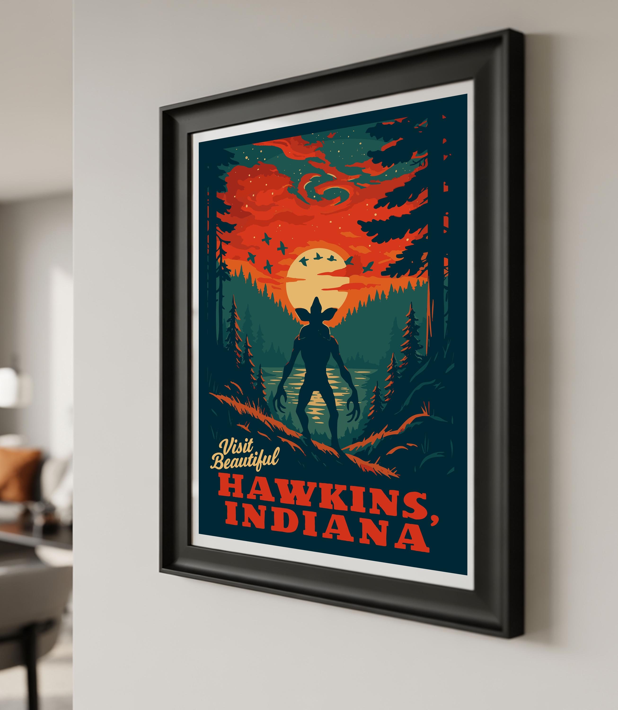 Visit Beautiful Hawkins , Indiana | National Park-style Vintage