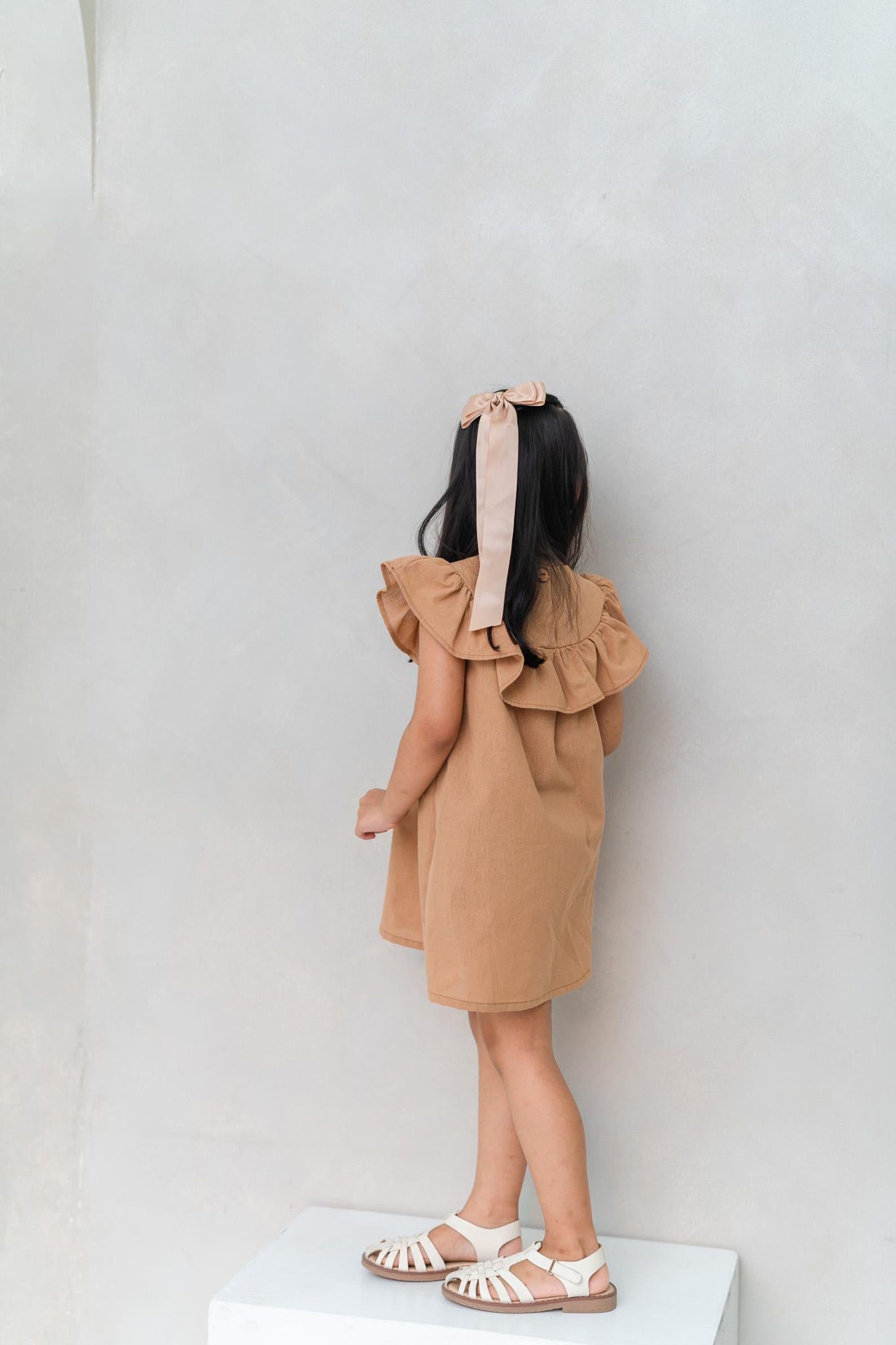 Young Birds Ruffle Yoke Dress