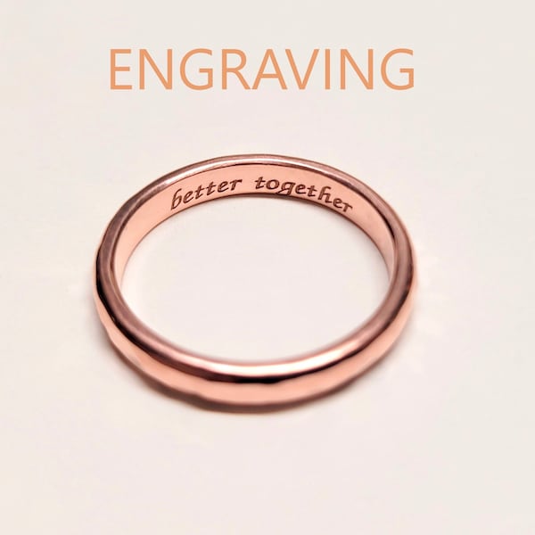 Gravur für Ihren Ring, Trauring Gravur, personalisierter Schmuck, gravierte Anhänger, Gravur für Ihr Kreuz