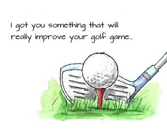 Funny Golf Card - Mulligan!