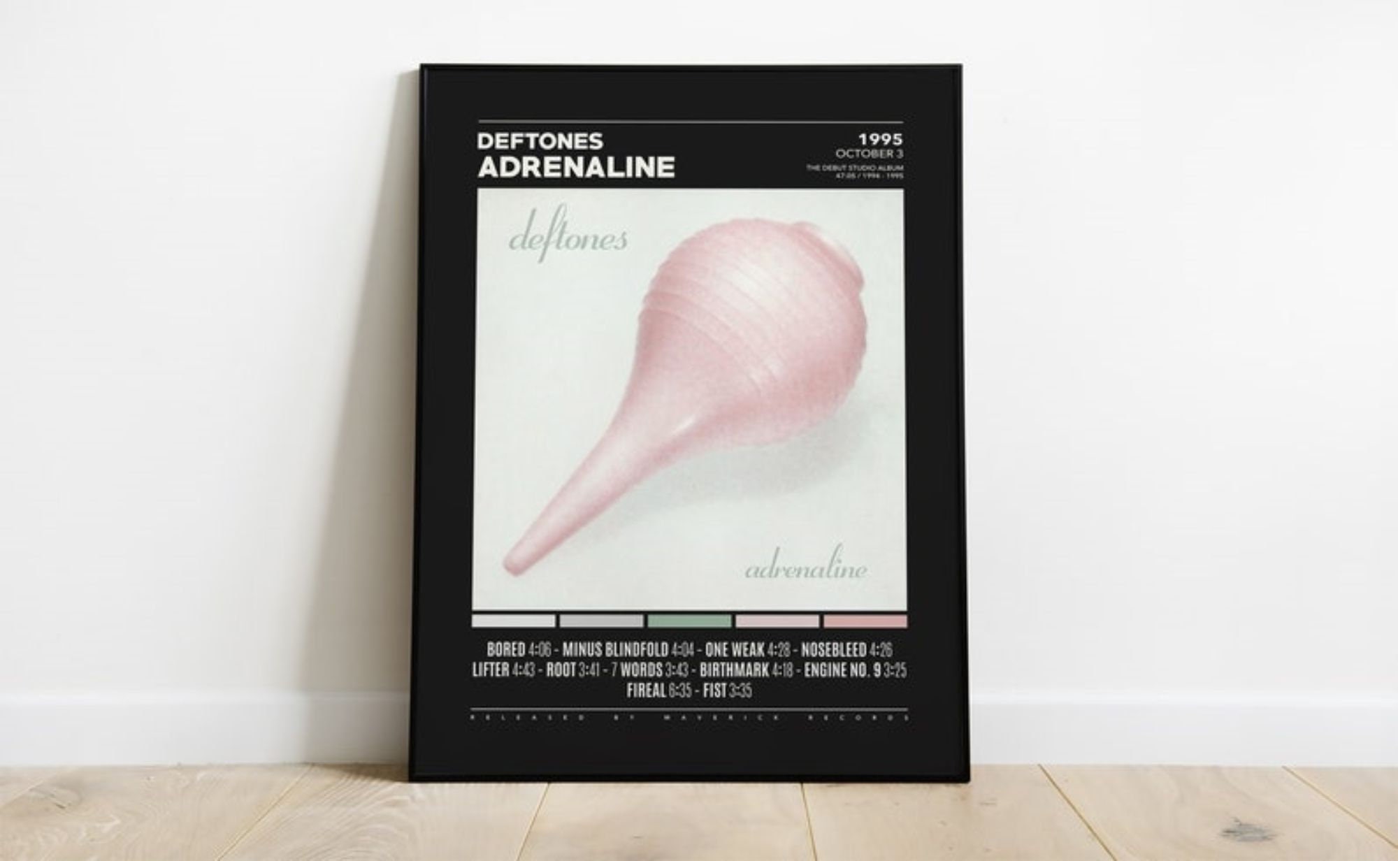 Deftones Posters Adrenaline Poster Album Cover Poster Print Etsy