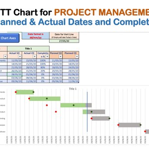 Excel Template for Project Management Etsy Excel Template for Project Management Etsy