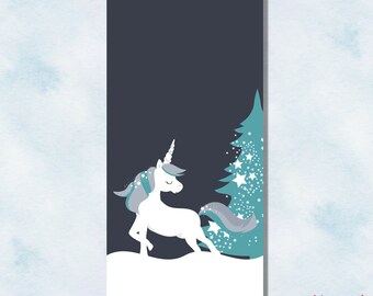 Wintercorn - a whimsical iPhone Lock Screen in 6 Sizes so you have the right size for your iPhone.