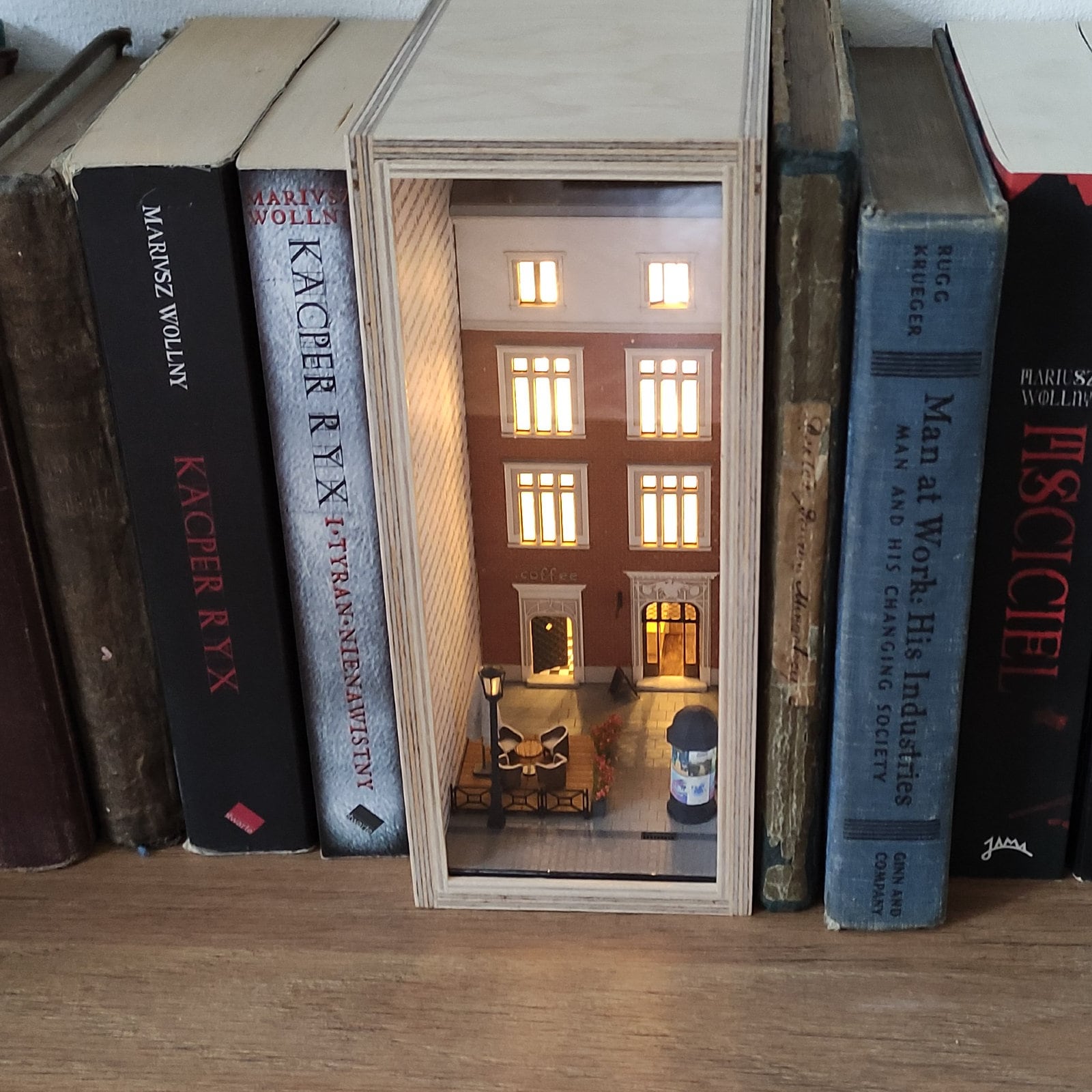 DIY Dollhouse Booknook Shelf Insert - Library Bookcase Decor with LED  Lighting for Adults (SL6-A)