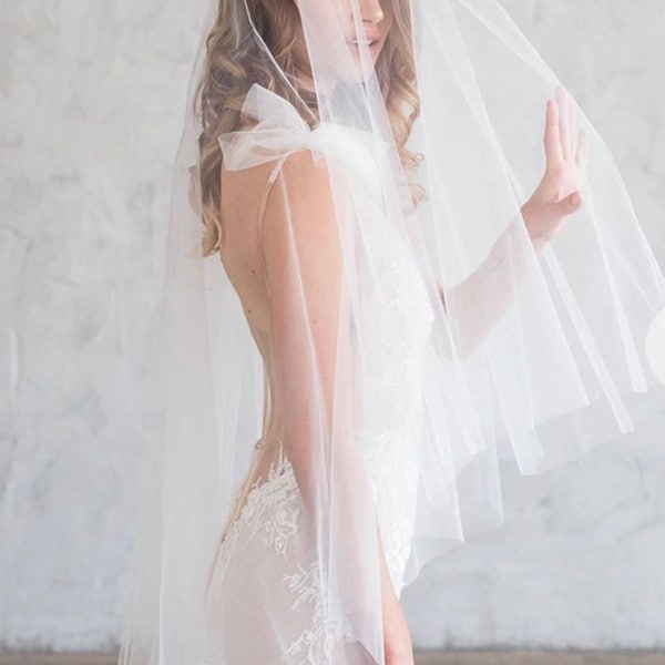 how to make a two tier veil