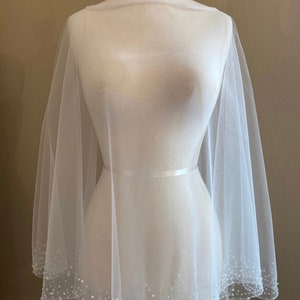 Beaded Capelet , Wedding Capelet, Crystal Beaded Cape, Wedding Cover Up, Bridal Cover, Bridal Topper, color samples