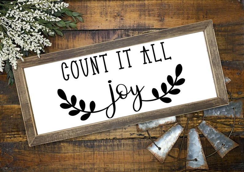 Download Count it all Joy SVG file Christian Svg Joy svg Scripture ...