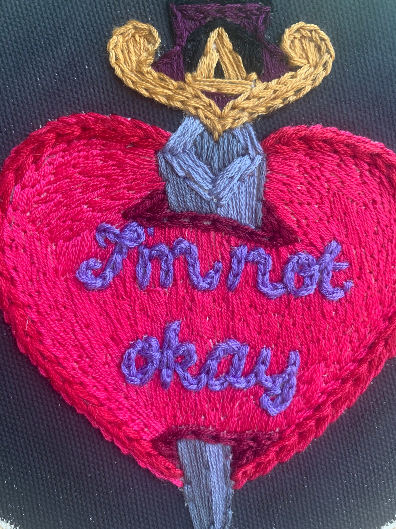 My Chemical Romance Inspired Embroidery Etsy