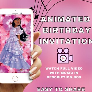 Isabela Encanto Birthday Video Invitation