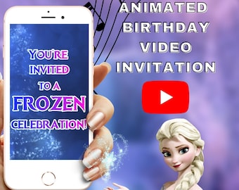 Winter Birthday Video Invitation