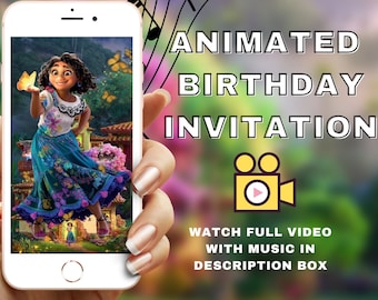Encanto Birthday Video Invitation