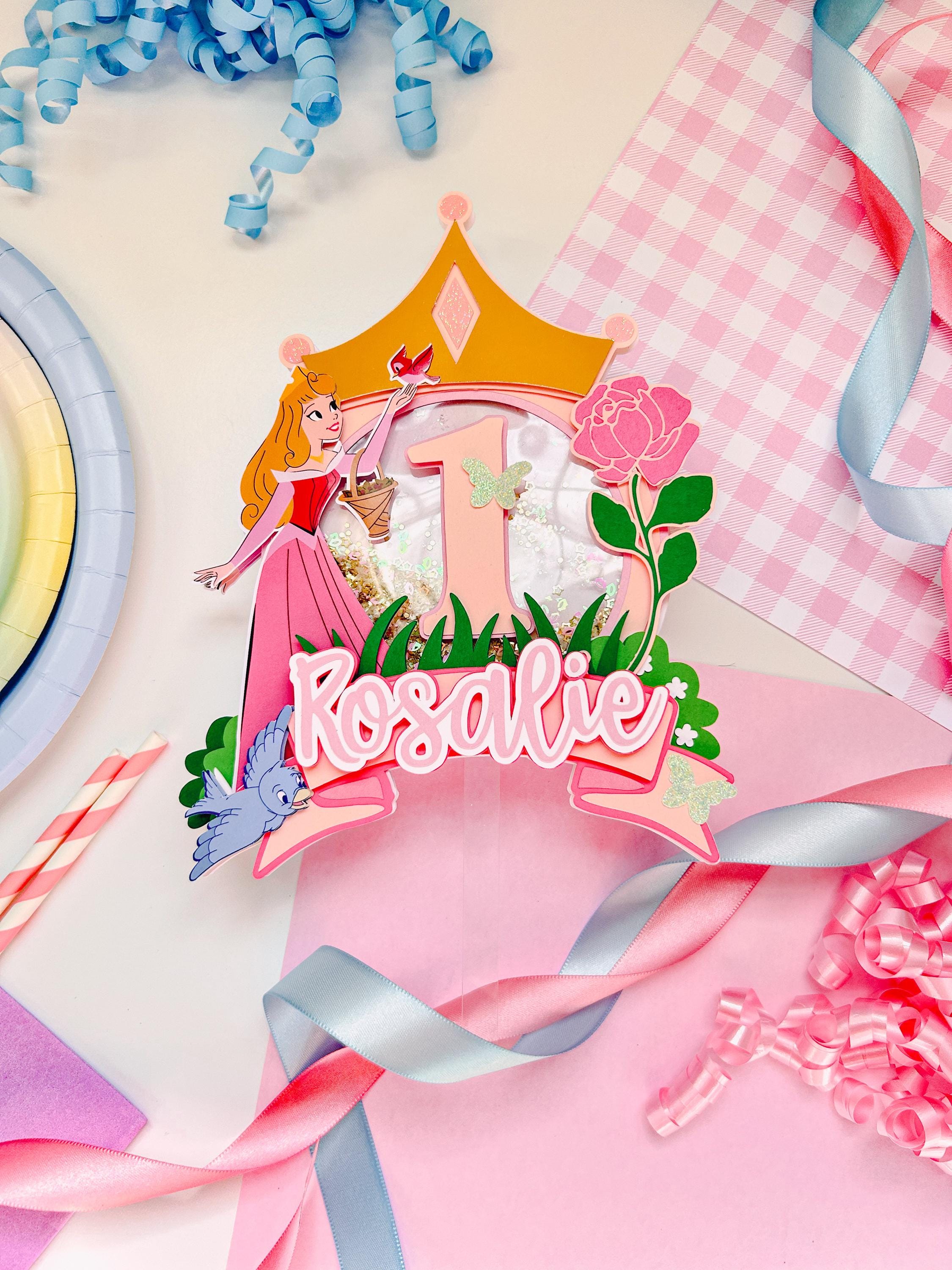 Aurora Sleeping Beauty Cake Topper Princess Party - Etsy