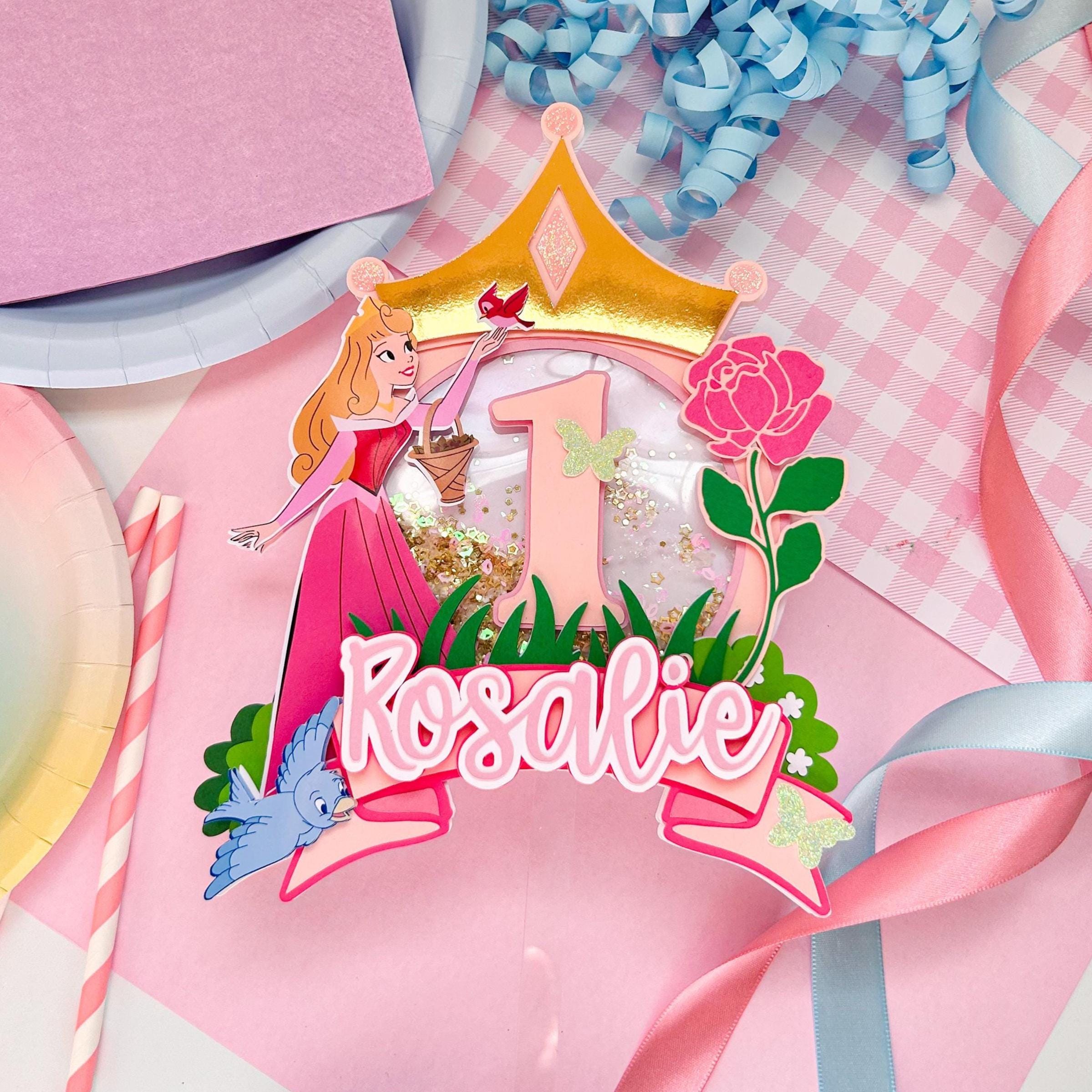 Aurora Sleeping Beauty Cake Topper Princess Party - Etsy