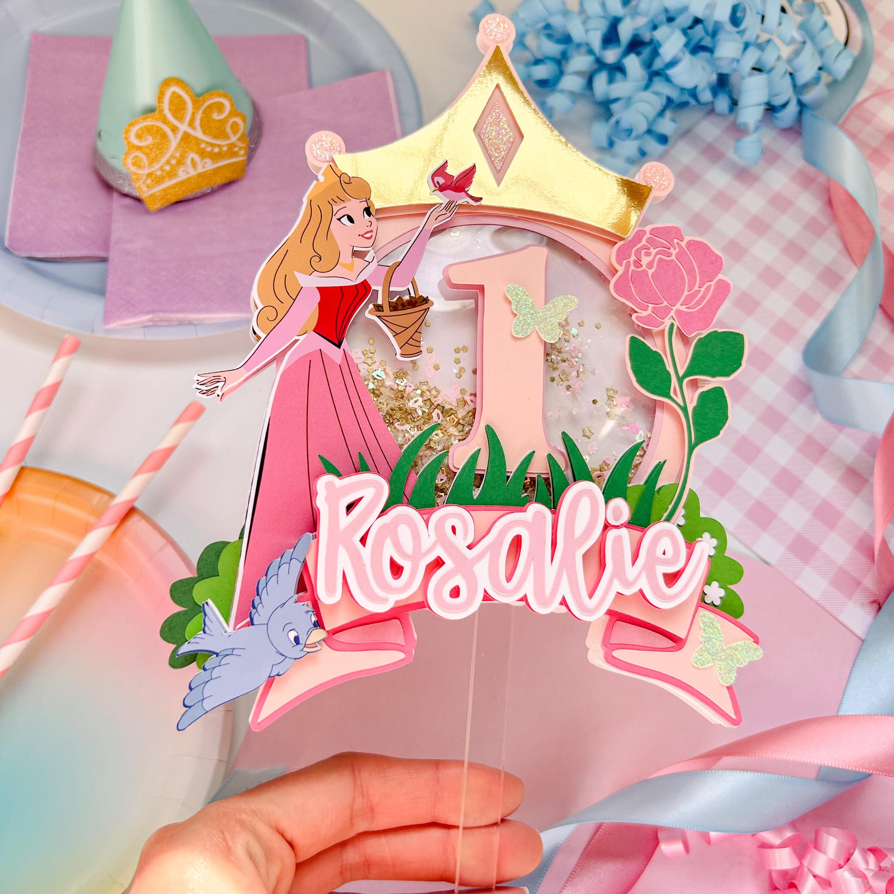 Aurora Sleeping Beauty Cake Topper Princess Party - Etsy