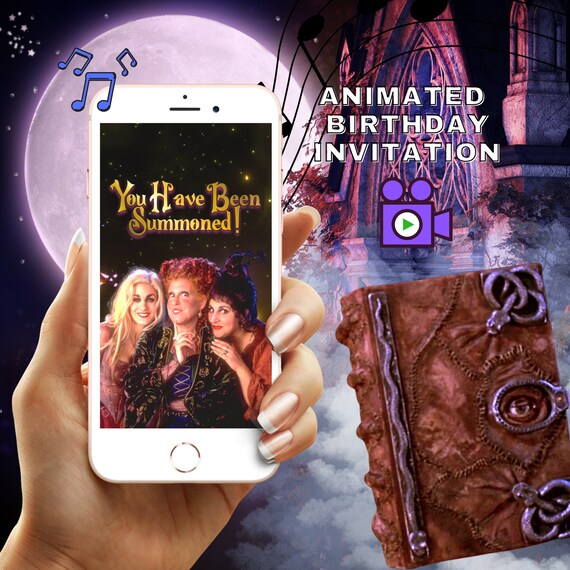 Hocus Pocus Halloween Dress up Costume Party Animated Birthday Etsy