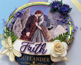 Sassenach Cake Topper Scottish Show Inspired