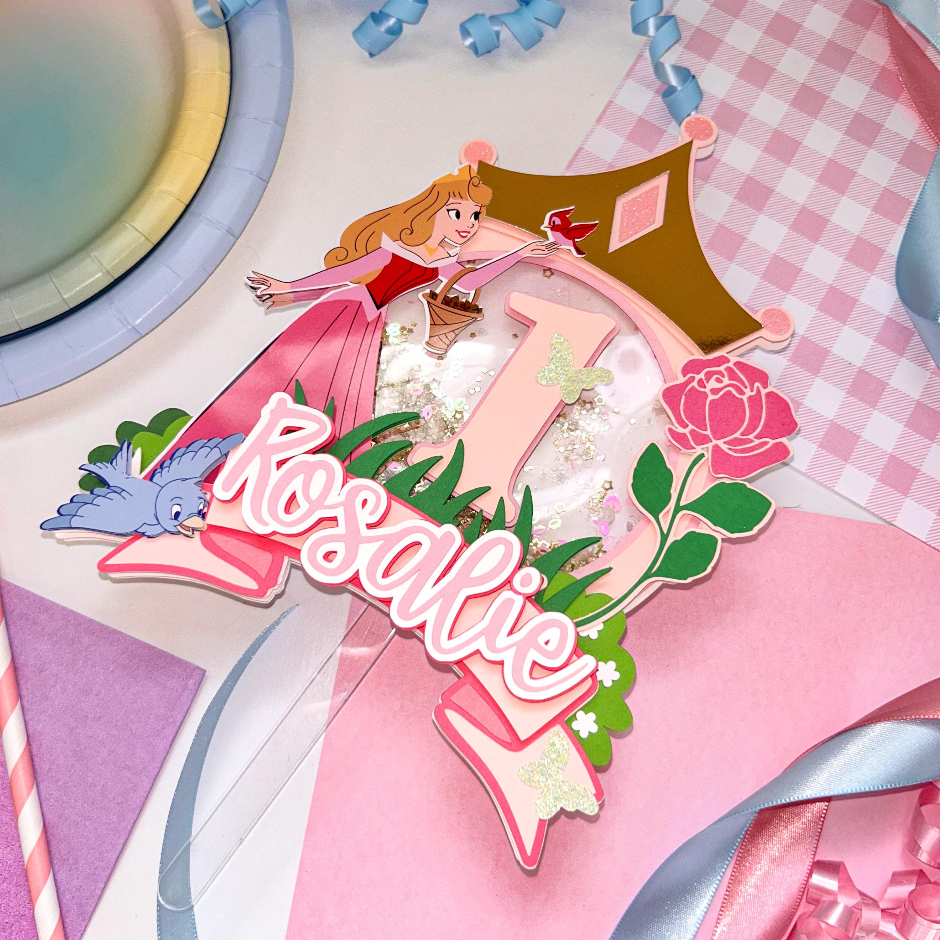 Aurora Sleeping Beauty Cake Topper Princess Party - Etsy