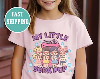 マイリトルソーダポップキッズTシャツ、うっとりするようなKポップ