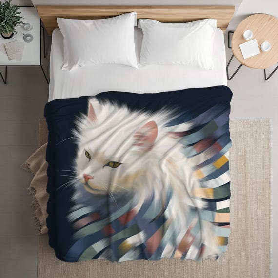 FLUFFY CAT BLANKET for JUNGWON アイボリー 格安 FLUFFY CAT BLANKET for JUNGWON ブランケット格安 - メルカリ