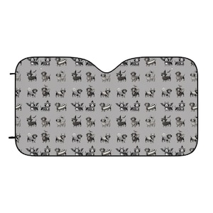 Perro salchicha con disfraces bonitos: Doxie Halloween: divertidos parasoles para coche con forma de perro salchicha
