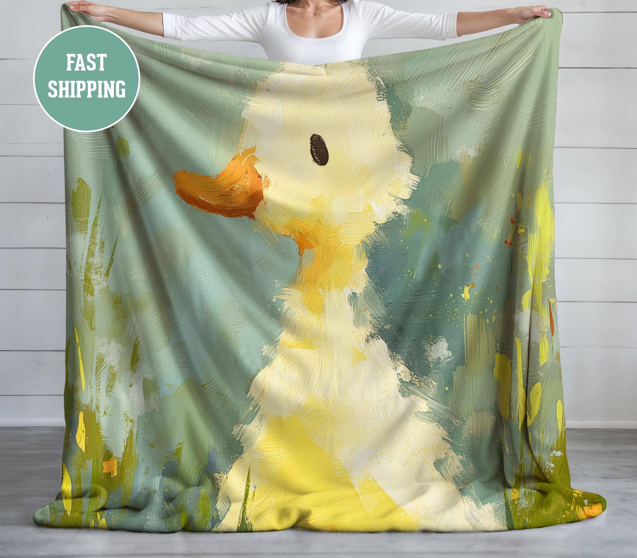 かるふわブランケット（アヒル） | 西松屋オンラインストア 女の子や男の子へのアヒルのブランケットギフト、アヒル愛好家へのアヒルの贈り物かわいいアヒルのスローブランケット、赤ちゃんの装飾用ギフ