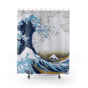 The Great Wave Shower Curtain