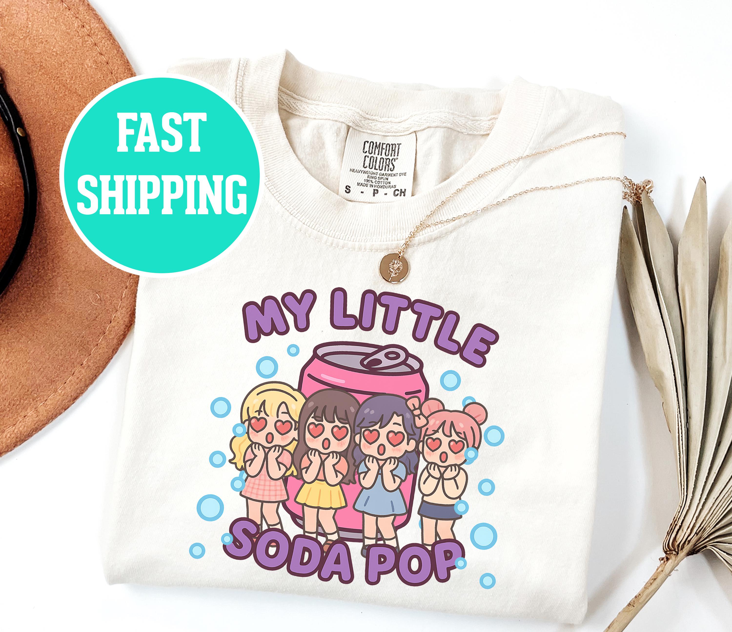 T-shirt Fille "Juste Une Fille Qui Adore La K-Pop" - Coupe Classique, Manches Courtes - Cadeau Fan Musique Coréenne, Style Kawaii