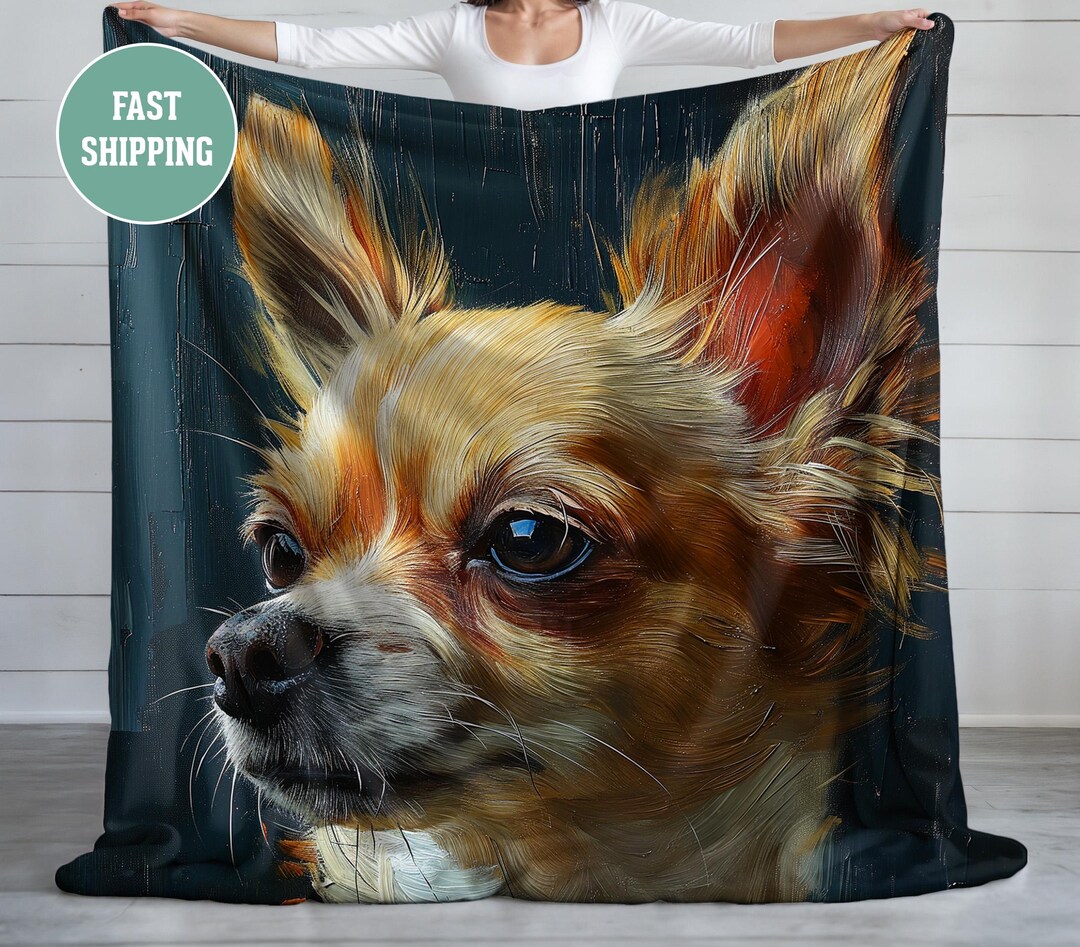 Modern Chihuahua Quilted Blanket NCU0TH387 main image 0