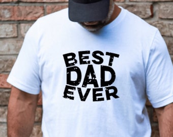 Transferencia termoadhesiva "Dad Ever" - Calcomanía para camiseta del Día del Padre