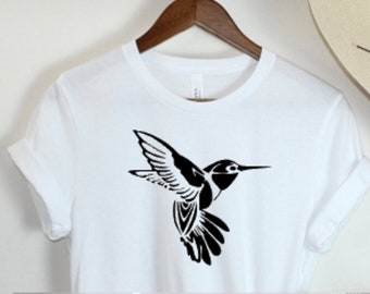 Transferencia de colibrí para planchar: calcomanía para camiseta DIY