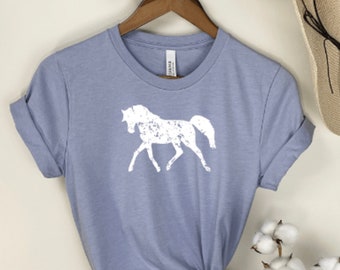 Transferencia de calor para planchar de caballo envejecido para bricolaje: bolso, sudadera con capucha, camiseta, proyecto de bricolaje, E240