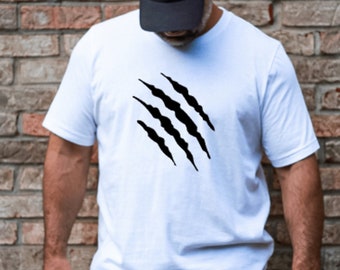 Calcomanía de vinilo con marcas de garras - Transferencia térmica - E215-B