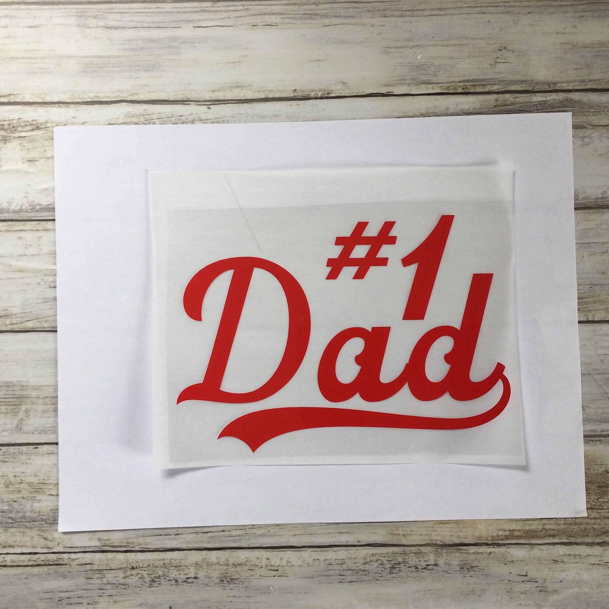 Dad Decal Dad Iron on Transfer 1 Dad Gift E259B Etsy