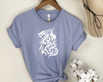 Transferencia de calor DIY de dragón - Dragón místico - Sudadera con capucha - E244