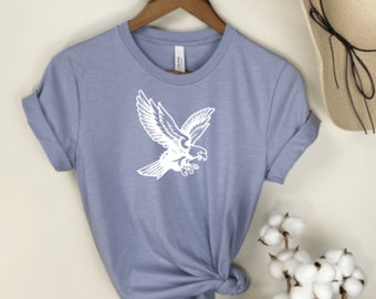 Transferencia termoadhesiva de águila majestuosa: calcomanía para ropa DIY