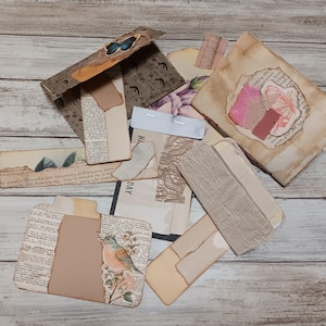 Happy Mail - Junk Journal Ephemera - Tags - Envelopes - Mini Journals -