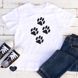 Paw Prints Vinyl Decal - Paw Heat Transfer -  Dog Paw Decal - Paw Print Iron on - E216-B