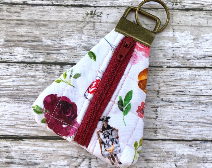 Chickfila Inspired Keychain Pouch Etsy