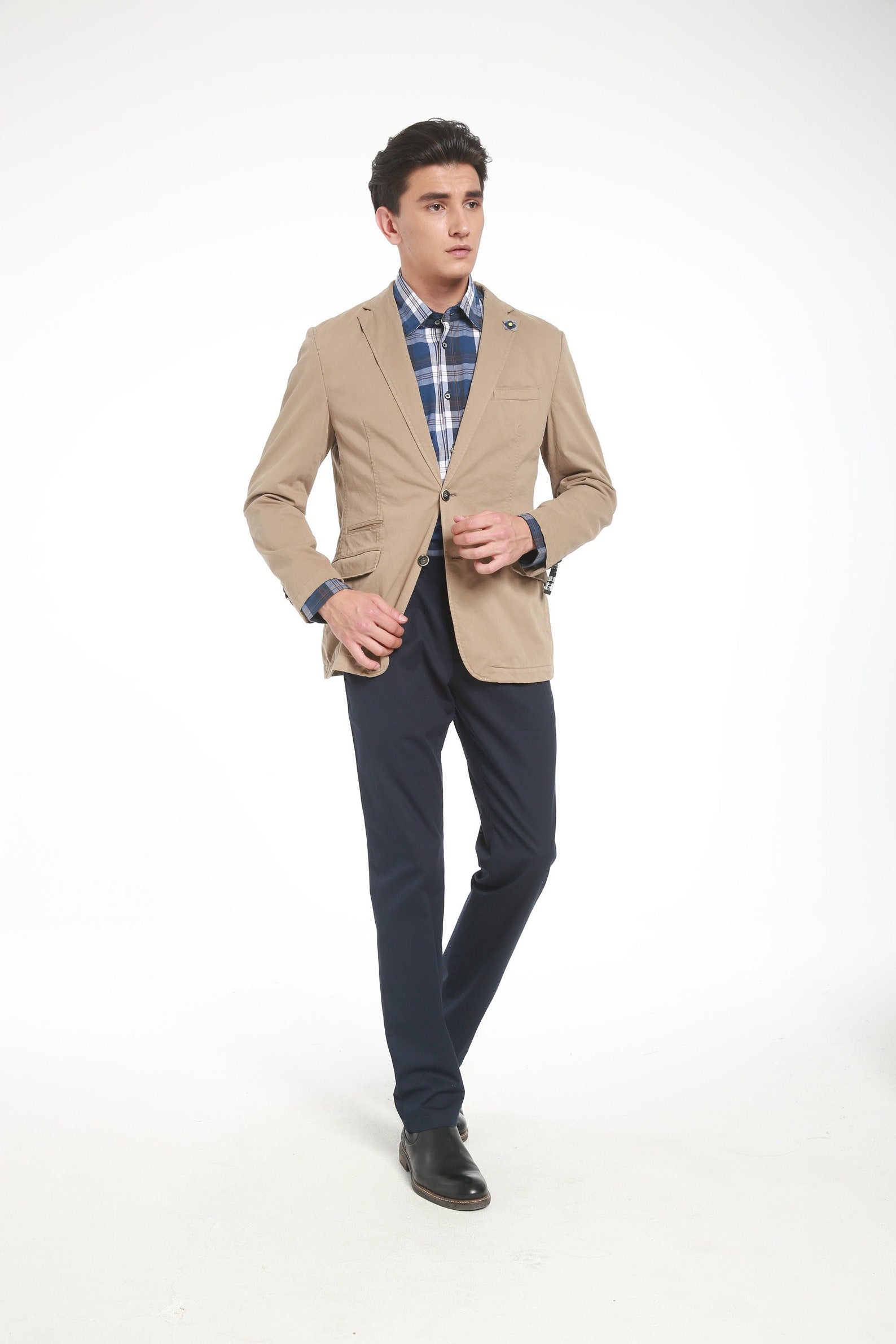 Khaki Sport Coat 2button Suit Jacket Tweed Jacket Tweed Suit Etsy