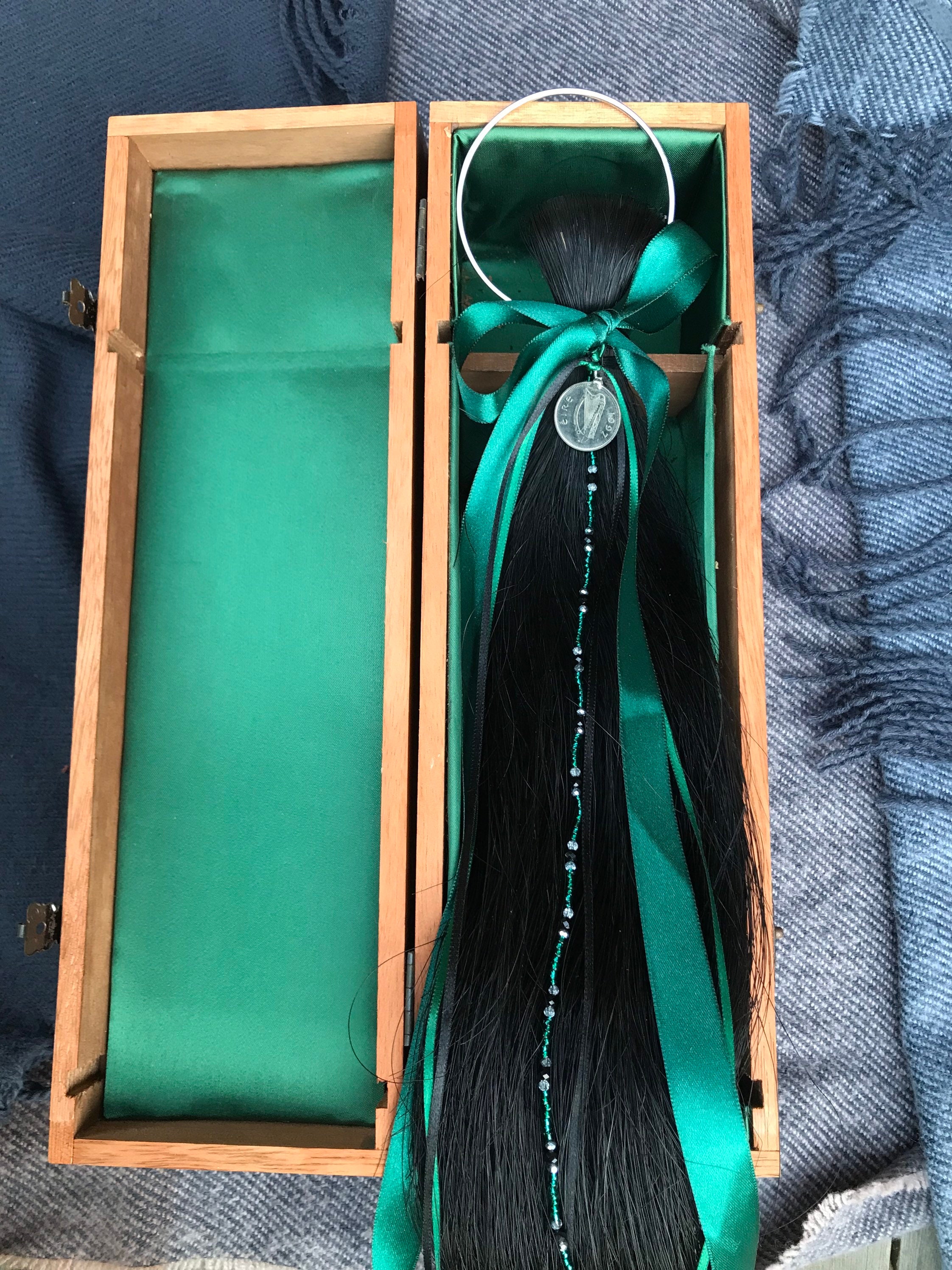 Custom Full Length Horsehair Keepsake With Vintage Whiskey or Etsy