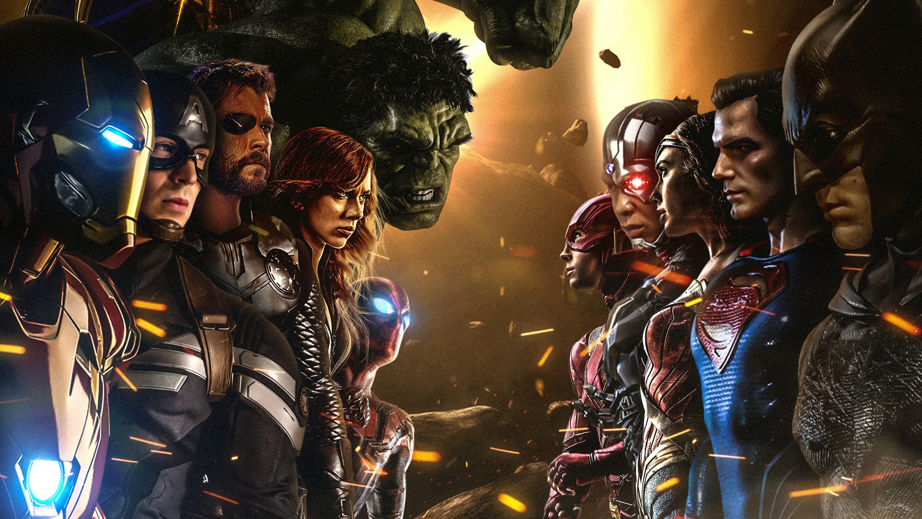 Marvel Vs DC Superheroes Digital Download, Printable Etsy