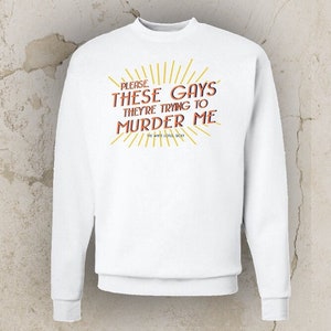 The White Lotus - Tanya / Jennifer Coolidge - These Gays Crewneck - Unisex Crewneck Sweatshirt