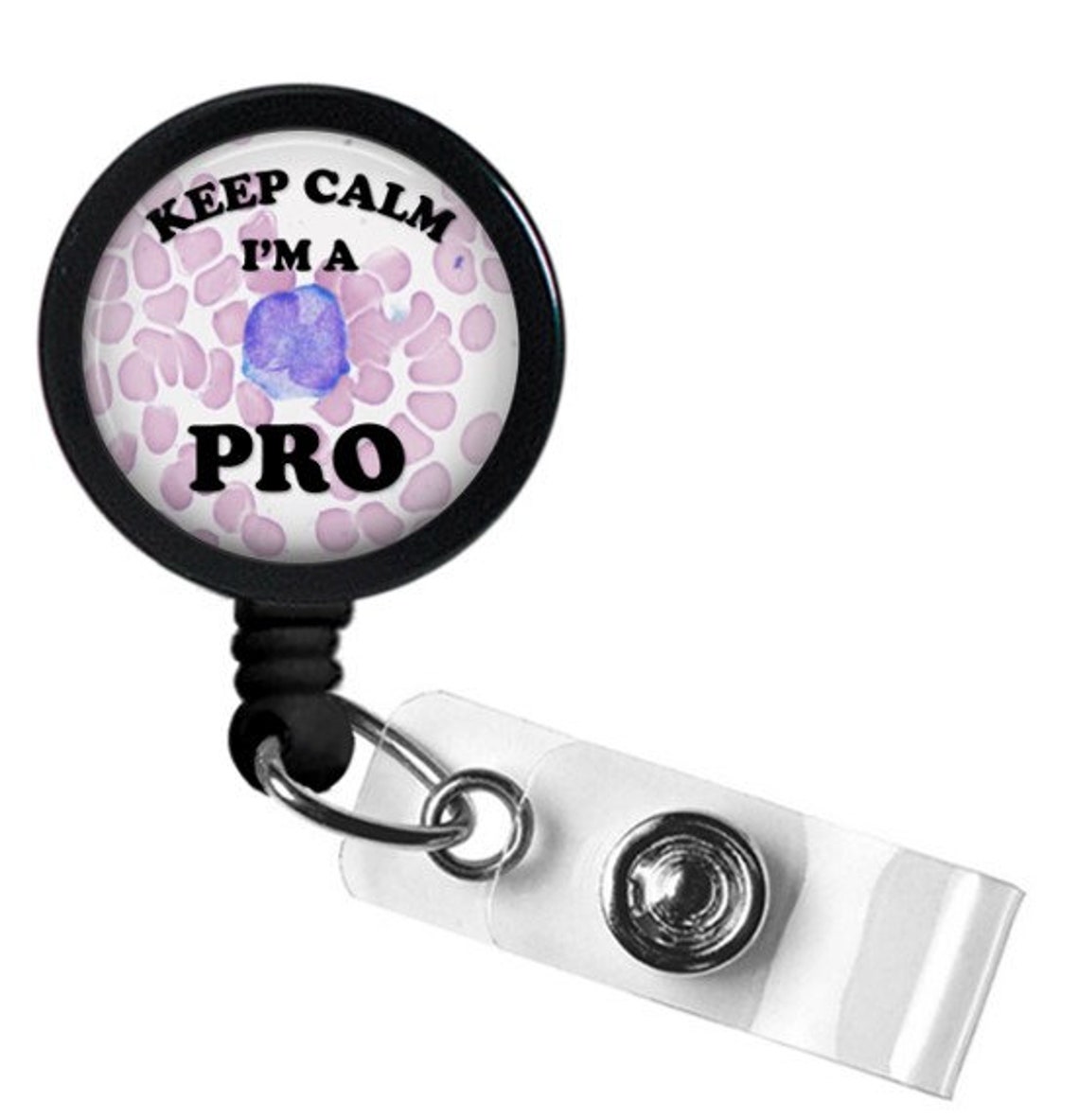 Badge Reel Lab Tech Badge Reel Hematology Badge Reel Etsy